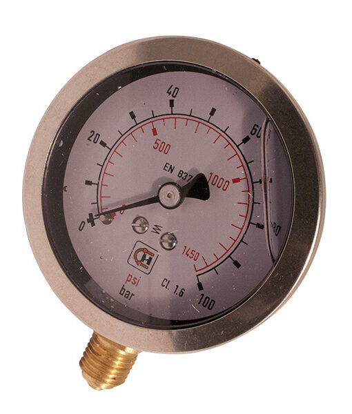 Manometer med uttak ned