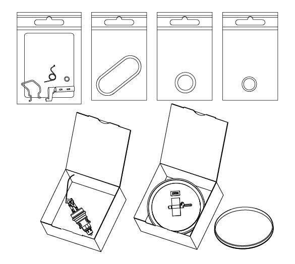 Service kit S-valve(M16thread)